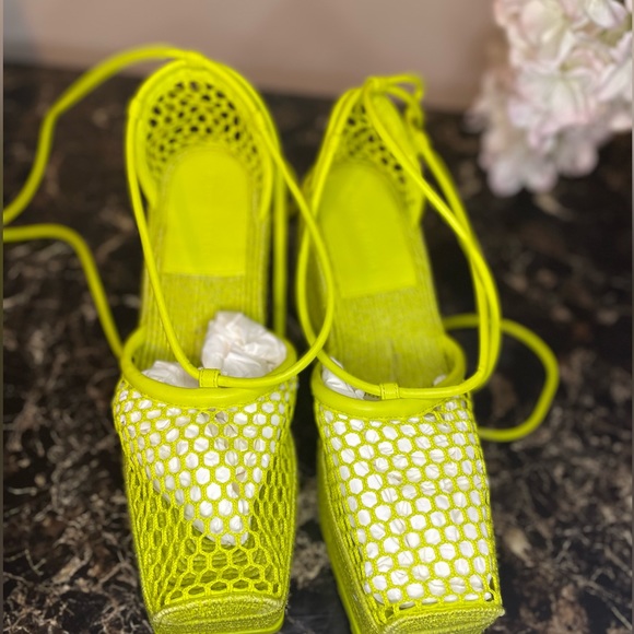 Botega veneta stretch kiwi green espadrilles - Picture 5 of 5